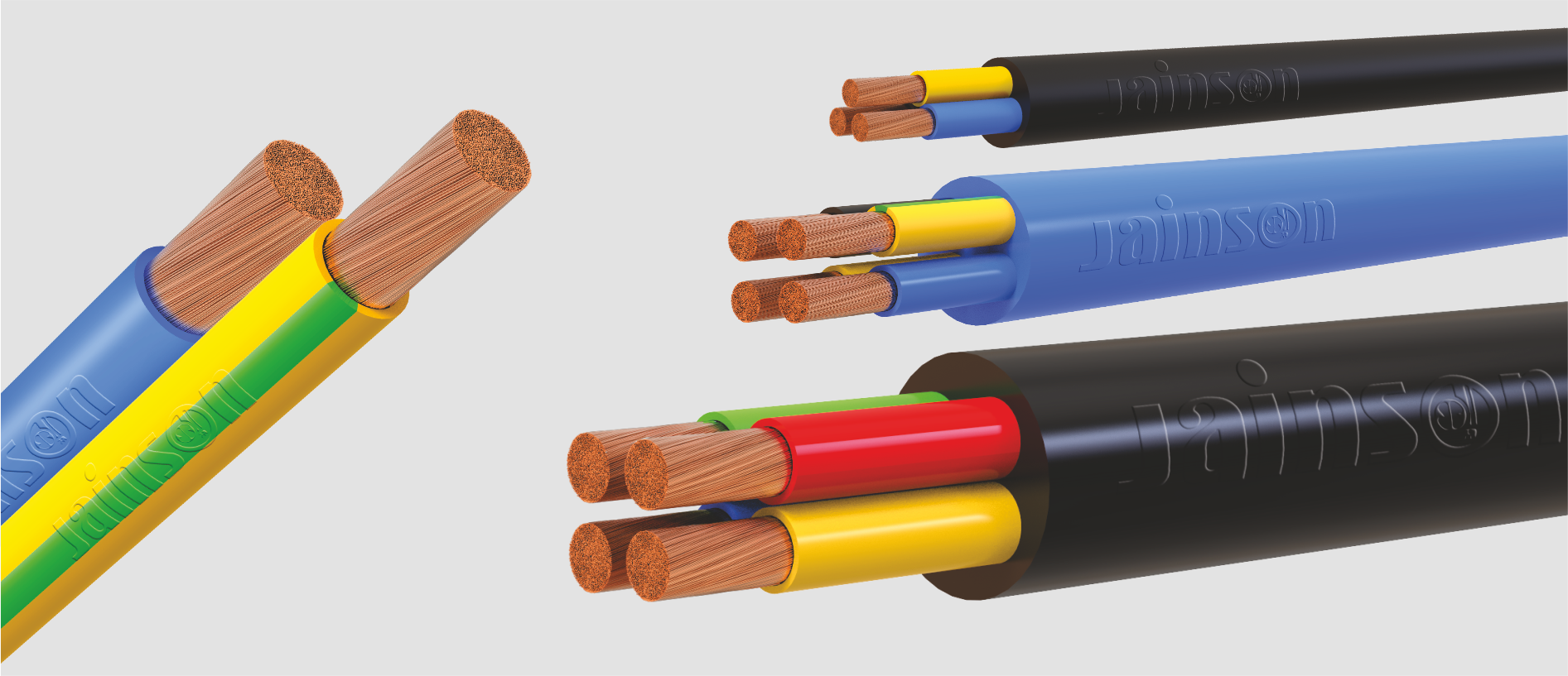 PVC Industrial Cables up to 1100V(Single & Multi-Core)